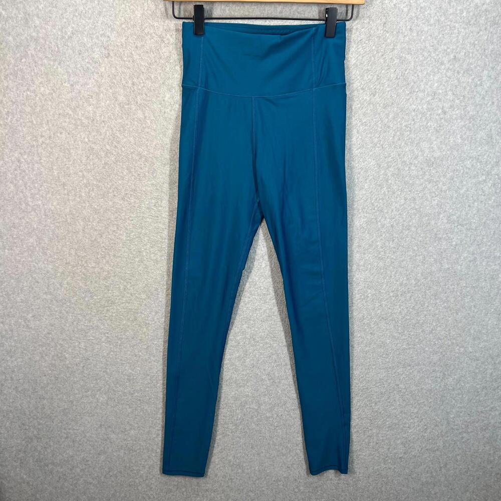 Sweaty Betty Blue Super Sculpt Leggings Size‎ XS Full Length Sport Gym EUC